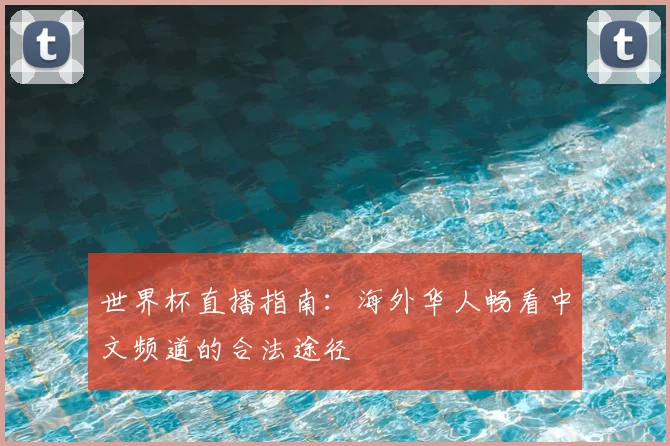 世界杯直播指南：海外华人畅看中文频道的合法途径